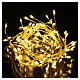 Illuminated garland 100 micro LEDs cold white for internal use electric power s2