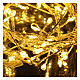 Illuminated garland 100 micro LEDs cold white for internal use electric power s3