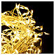 Christmas garland 200 micro LEDs warm white for internal use electric power s3