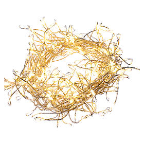 Luci di Natale: Ghirlanda Natalizia 200 micro LED bianco caldo INTERNO corrente