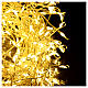 Christmas garland 300 micro LEDs warm white for internal use electric power s3