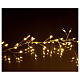 Christmas garland 300 micro LEDs warm white for internal use electric power s4
