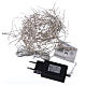 Christmas garland 300 micro LEDs warm white for internal use electric power s5
