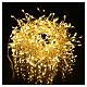 Christmas garland 400 micro LEDs warm white for internal use electric power s2