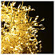 Christmas garland 400 micro LEDs warm white for internal use electric power s3