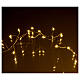 Christmas garland 400 micro LEDs warm white for internal use electric power s4
