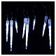 Chaîne 15 stalactites 70 led glace intérieur extérieur s1
