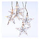 Light curtain 5 stars 50 leds warm white internal and external use s3