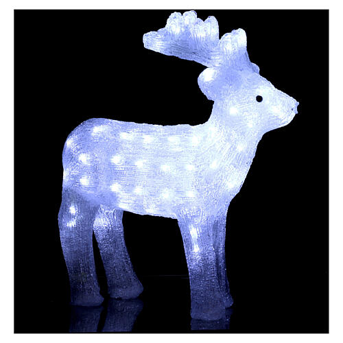 Christmas light reindeer shape 80 leds internal and external use 50 cm 4