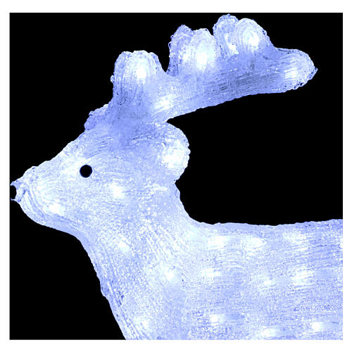 Christmas light reindeer shape 80 leds internal and external use 50 cm 2