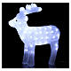 Christmas light reindeer shape 80 leds internal and external use 50 cm s3