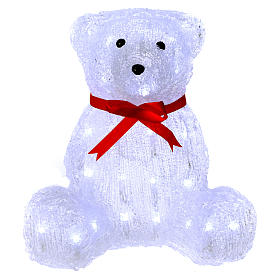 Guirlandes lumineuses de Noël: Décoration lumineuse ours 40 led intérieur extérieur h 27 cm Guirlandes lumineuses de Noël: Décoration lumineuse ours 40 led intérieur extérieur h 27 cm