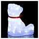 Enfeite luminoso urso 40 Leds interior exterior h 27 cm s3