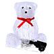 Enfeite luminoso urso 40 Leds interior exterior h 27 cm s6