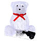 Christmas figure light bear shape 40 leds 27 cm internal and external use s6