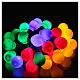 Catena 30 lampadine colorate 30 LED interno esterno s1