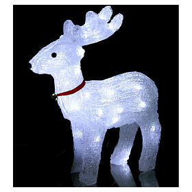 Reindeer light 40 leds 37 cm ice white internal and external use