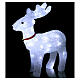 Reindeer light 40 leds 37 cm ice white internal and external use s1