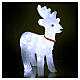 Reindeer light 40 leds 37 cm ice white internal and external use s2