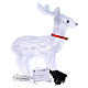 Reindeer light 40 leds 37 cm ice white internal and external use s5