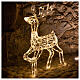 Christmas light illuminated reindeer 168 leds warm white internal and external use 90 cm s3