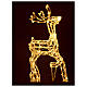 Christmas light illuminated reindeer 168 leds warm white internal and external use 90 cm s4