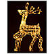 Christmas light illuminated reindeer 168 leds warm white internal and external use 90 cm s5