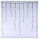 Christmas lights stalactites 180 leds ice white internal and external use s7