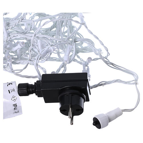 Świąteczne oświetlenie typu „stalaktyty” z 180 diodami LED w kolorze lodowej bieli, do użytku wewnętrznego i zewnętrznego 9