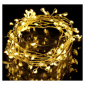 Guirlandes lumineuses de Noël: Chaîne fil nu 100 nano led blanc chaud intérieur Guirlandes lumineuses de Noël: Chaîne fil nu 100 nano led blanc chaud intérieur