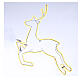 Reindeer light 360 warm white leds internal and external use 57x57 cm s3