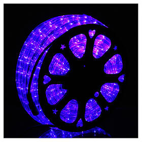 Blaue LED-Rohr-Weihnachtsbeleuchtung 50 m Dreifach-Schnitt