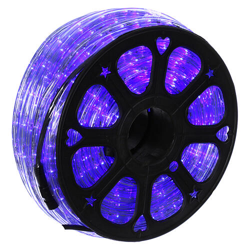 Mangueira luminosa LED azul 50 m 3 vias corte 3