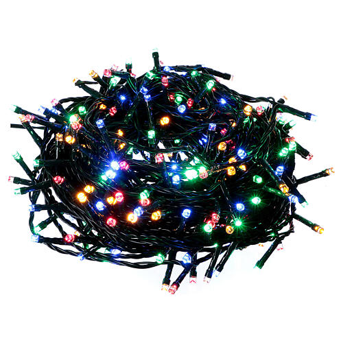 Two tone Christmas Lights 300 LED warm white and multicolour 3