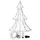 Christmas lights tree 120 LEDs, for indoor and outdoor use, ice-white h. 65 cm s3