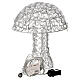 Christmas lights mushroom 95 LEDs, for indoor and outdoor use, warm white h. 39 cm s3