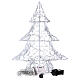Christmas lights tree 60 LEDs, for indoor and outdoor use, ice-white h. 45 cm s3