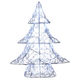 Christmas Tree illuminated with 60 ice-white LED h 45 cm indoor outdoor use