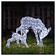 Doe with Baby indoor outdoor light decoration 230 LED h 72 and 40 cm cold white s3