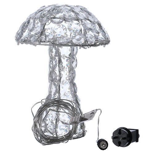 Christmas lights mushroom 65 LEDs, for indoor and outdoor use, warm light h. 30 cm 5