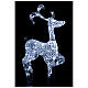 Standing Reindeer indoor outdoor light decoration 120 LED diamond cold white h 92 cm s1