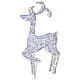 Standing Reindeer indoor outdoor light decoration 120 LED diamond cold white h 92 cm s3