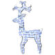 Lighted Reindeer 80 LED ice white h 66 cm indoor outdoor use s4