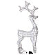 LED Lighted Reindeer ice white 200 LED h 115 cm indoor outdoor use s5