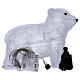 Christmas lights bear 30 LEDs, for indoor and outdoor use, ice-white 30 cm s6