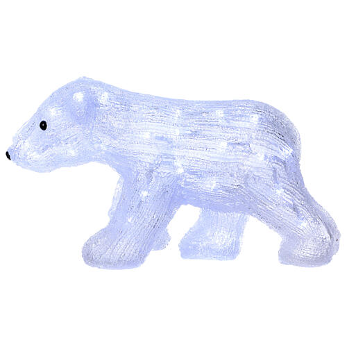 Christmas lights walking bear 40 LEDs, for indoor and outdoor use, ice-white 36 cm 3