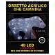 Christmas lights walking bear 40 LEDs, for indoor and outdoor use, ice-white 36 cm s4