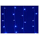 Lichtervorhang mit 400 LEDs Innen- und Außenbereich kaltweißes und blaues Licht mit Speicher s2
