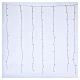 Luminous curtain with 400 cold white and blue LED and memory, indoor and outdoor s3