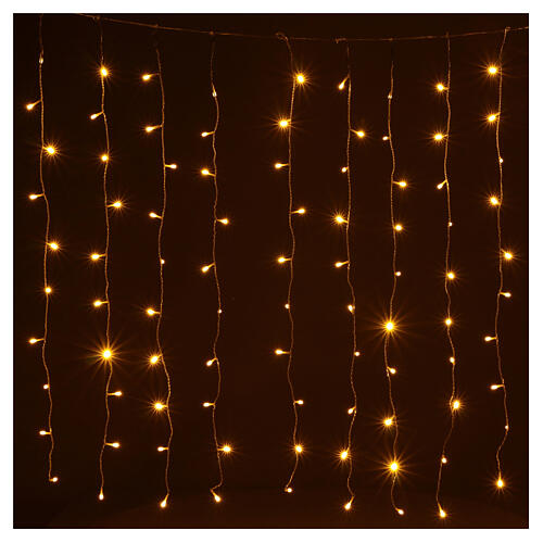 Illuminated Curtain indoor outdoor, warm and cold white 400 LED with memory 4